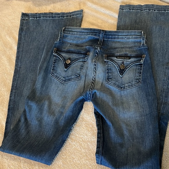 HUDSON FERRIS MIDRISE FLARE STRETCH JEANS 25 - Picture 6 of 8